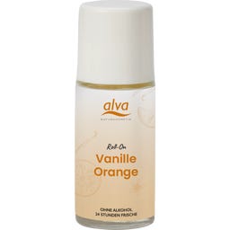 Alva Naturkosmetik Déodorant Roll-On Vanille / Orange - 50 ml