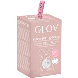 Bunny Ears Headband - 2in1 Hair Protecting Headband & Hair Tie - Snow panther