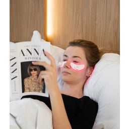 LunaEye LED Therapy Patches for Bright & Rejuvenated Eyes con Stazione di Ricarica - 1 pz.