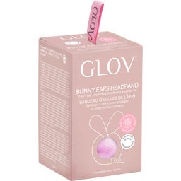 Bunny Ears Headband - 2in1 Hair Protecting Headband & Hair Tie - Pink