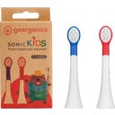 Georganics geoKIDS Sonic Toothbrush Heads - 2 unidades