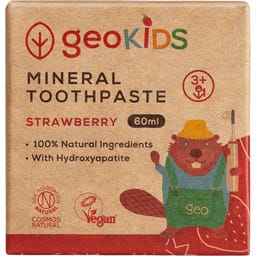 geoKIDS Strawberry & Hydroxyapatite Mineral Toothpaste - 50 ml