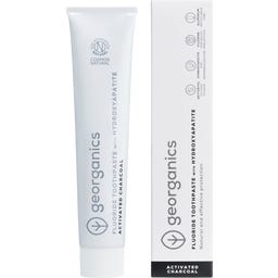 Activated Charcoal & Hydroxyapatite Fluoride Toothpaste - 75 ml