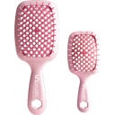 UNbrush Hair Brush Pastel Duo Set - Peony
