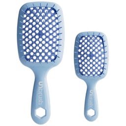UNbrush Hair Brush Pastel Duo Set - Periwinkle