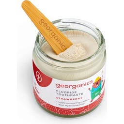 Georganics Fluoride Toothpaste Strawberry - 60 ml