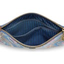 Platte Toilettas Charly Ornamento - Medium - Blauw