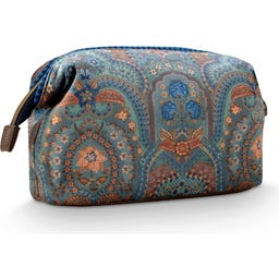 Pip Studio Kosmetiktasche Cooper Jabali, mittelgroß - Blau