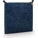 Platte Toilettas Cooper Fluweel Quilty Days - Groot - Blauw