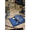 Platte Toilettas Cooper Fluweel Quilty Days - Groot - Blauw