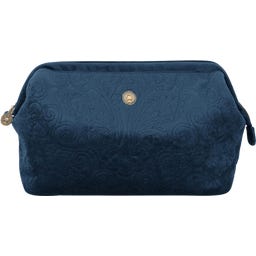 Toilettas Cooper Fluweel Quilty Days - Extra Groot - Blauw