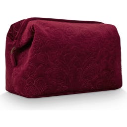 Козметична чантичка Cooper Velvet Quilty Days, изключително голяма - Червено