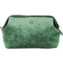 Козметична чантичка Cooper Velvet Quilty Days, изключително голяма - Зелено