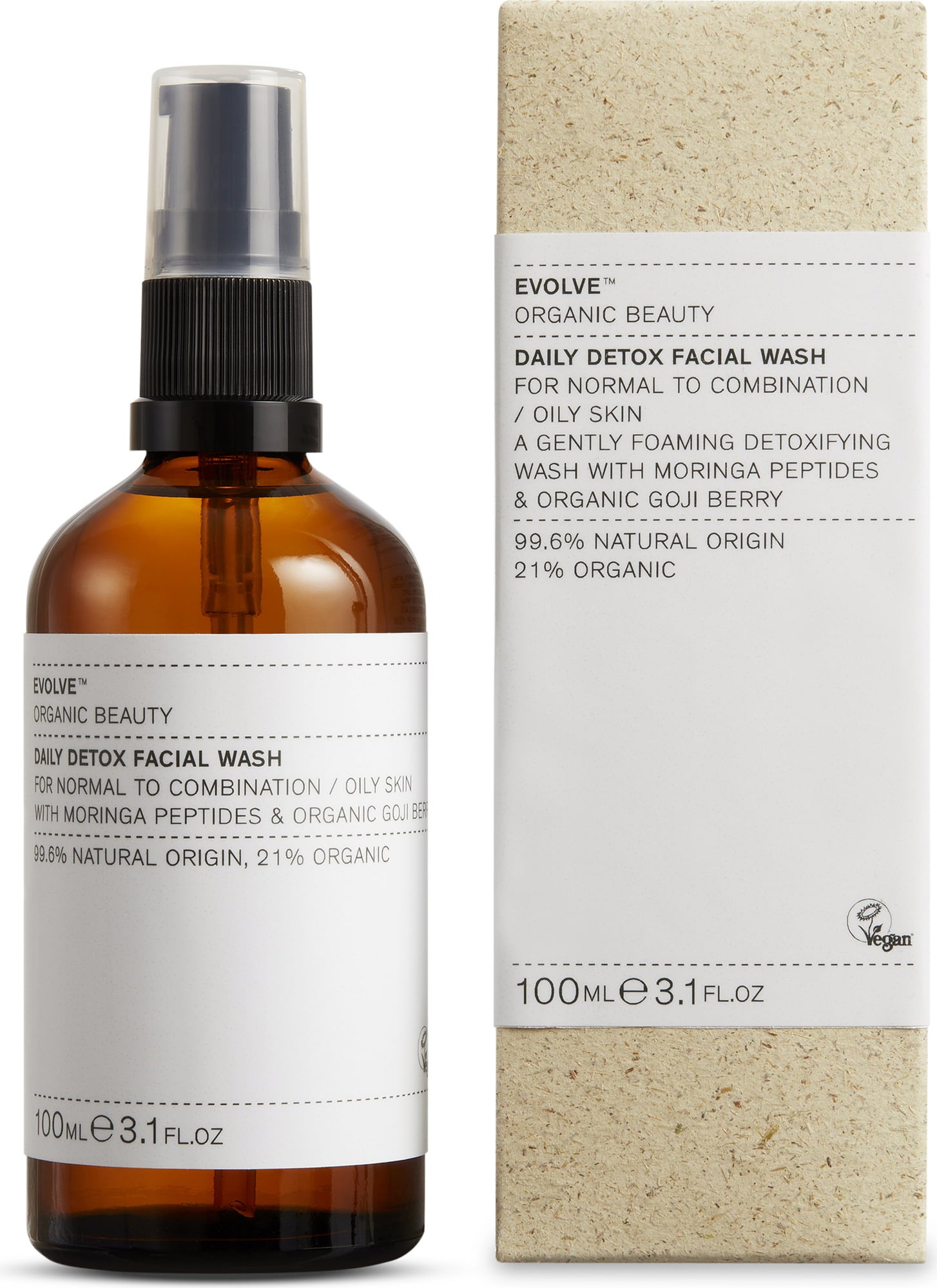 Evolve Organic Beauty Daily Detox Facial Wash - 100 ml