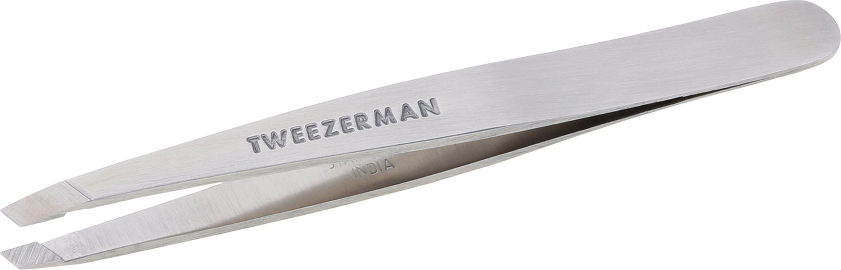 Full Slant Tweezer, Stainless