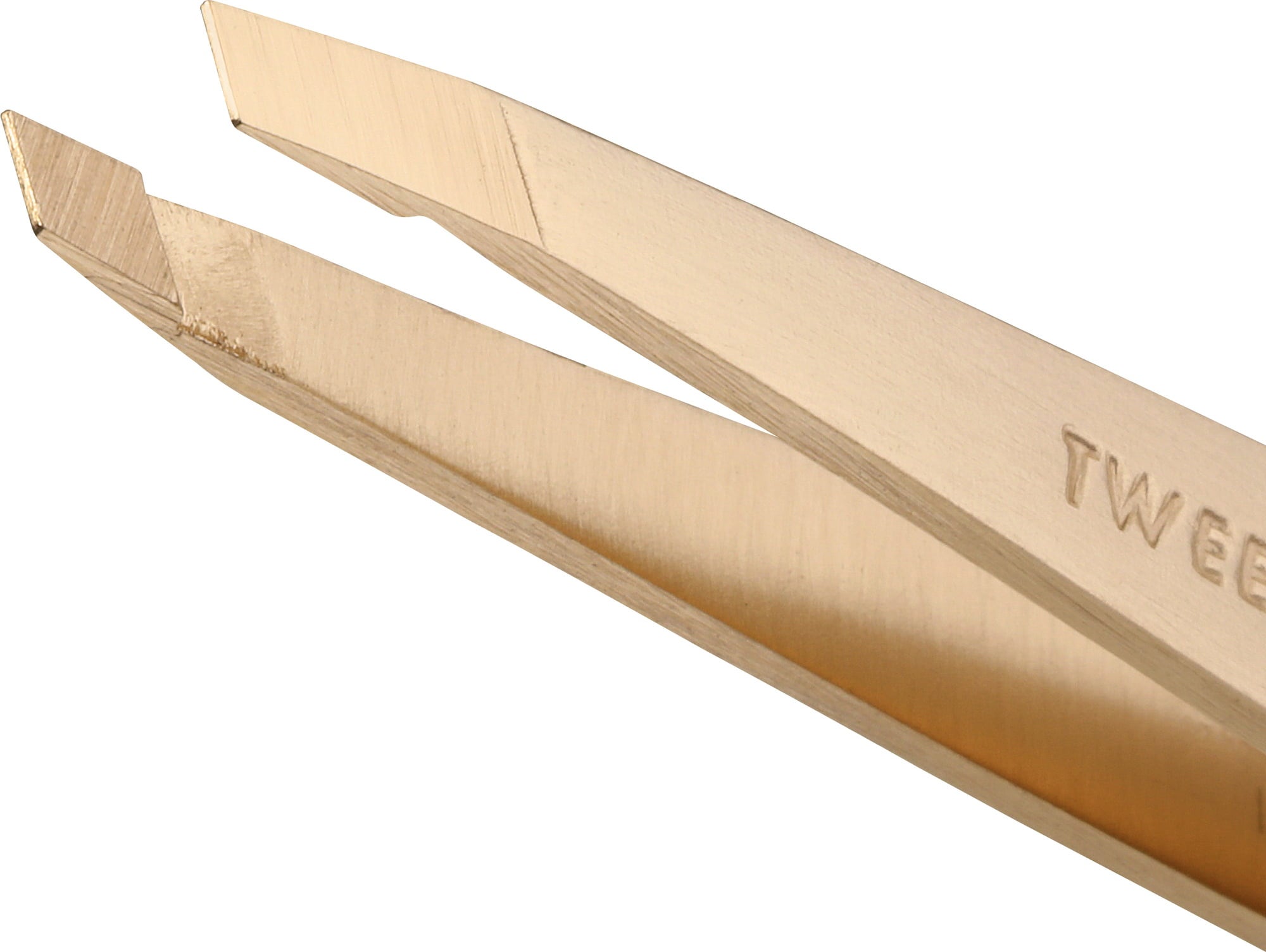 Tweezerman Full Slant Tweezer - Champagne