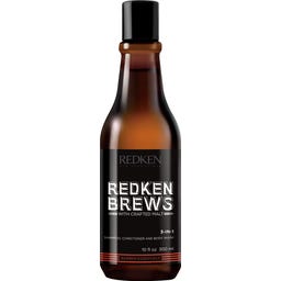 Brews 3-in-1 Shampoo, Conditioner & Body Wash - 300 ml