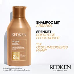 Redken All Soft Shampoo - 300 ml