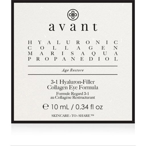 avant Skincare 3-1 Hyaluron-Filler Collagen Eye Formula - 10 ml