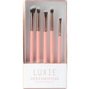 LUXIE Rose Gold Eye Essential Brush Set - 1 kit