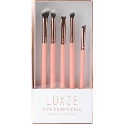 LUXIE Rose Gold Eye Essential Brush Set - 1 Zestaw