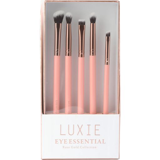 LUXIE Rose Gold Eye Essential Brush Set - 1 set