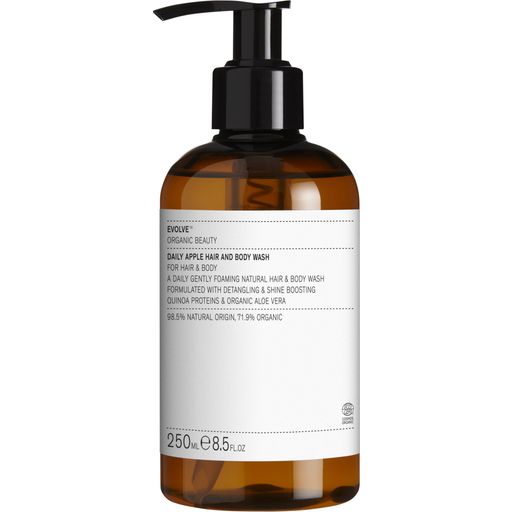 Evolve Organic Beauty Daily Apple Hair and Body Wash - 250 ml