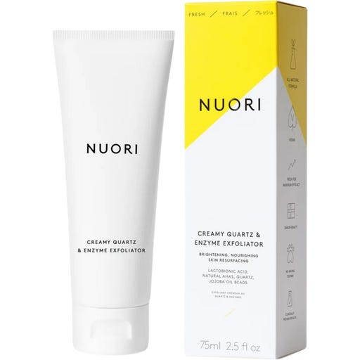 NUORI Creamy Quartz & Enzyme Exfoliator, 75 ml - Cosmeterie Online