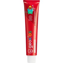 geoKIDS Fluoride Free Toothpaste Strawberry & Hydroxyapatite - 75 ml