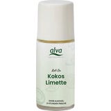 alva Naturkosmetik Kokos & Limoen Roll-On Deodorant