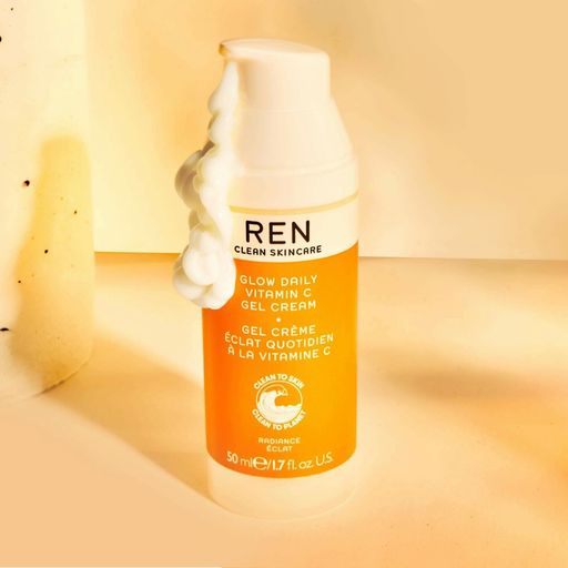 REN Clean Skincare Vegan Glow Daily Vitamin C Gel Cream - 50 ml