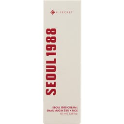 K-Secret SEOUL 1988 Cream: Snail Mucin 93% + Rice - 100 ml