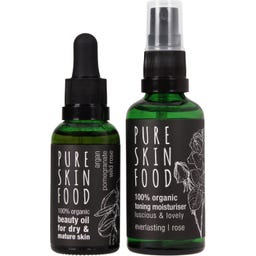 Organic Skincare Set For Dry & Mature Skin - 1 zestaw