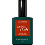 Manucurist Green Flash Gel Körömlakk Piros & Bordó