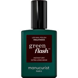 Green Flash Gel Nail Polish - Red & Bordeaux - Hollyhock