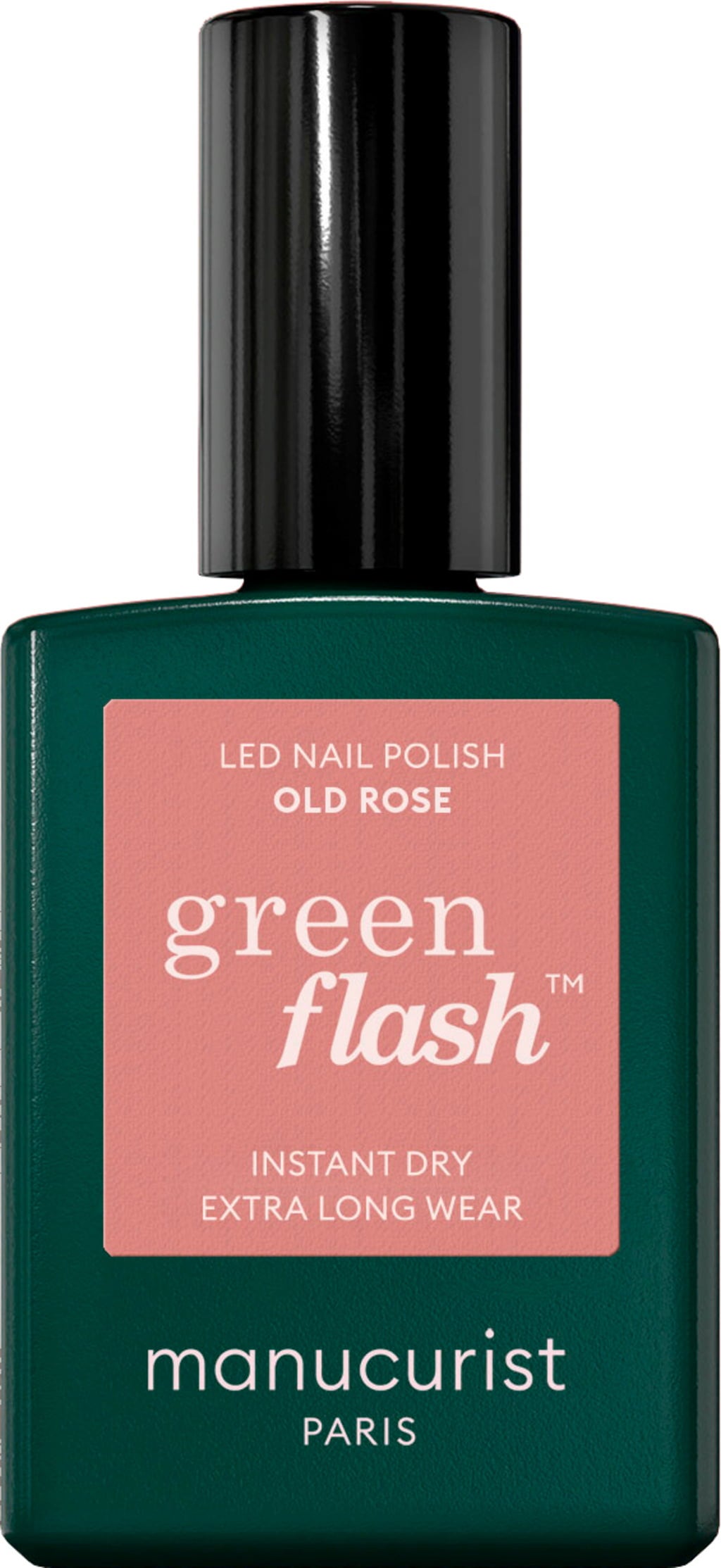 Green Flash Gel Nail Polish - Nude & Rose - Old Rose
