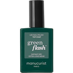 Manucurist Green Flash Gel Nagellack Top Coat - 15 ml