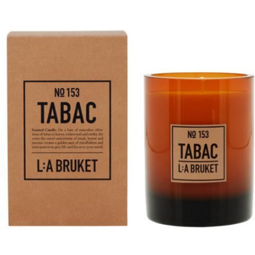 L:A BRUKET No. 153 Candle Tabac - 260 g