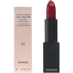 Whamisa Organic Flowers Lip Color - 93 Delikatne jagódki