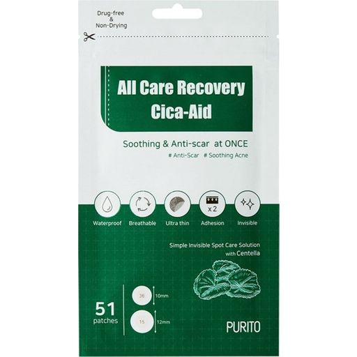 PURITO All Care Recovery Cica-Aid, obliži - 1 k.