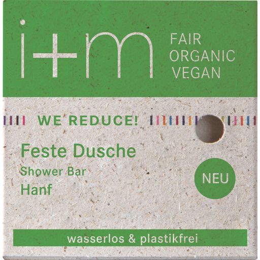 i+m Naturkosmetik WE REDUCE Feste Dusche Hanf - 50 g