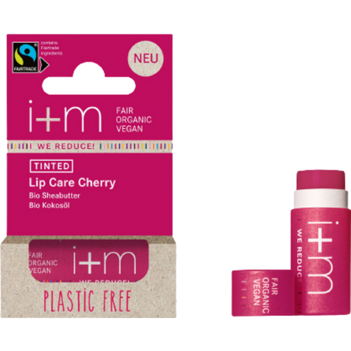 i+m Naturkosmetik WE REDUCE Tinted Lip Care Cherry - 5 g