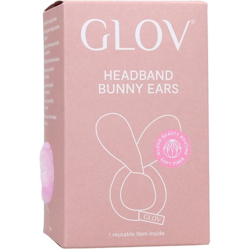 GLOV Opaska do włosów Bunny Ears - Pink