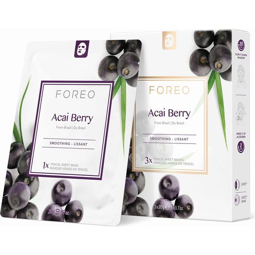 Farm To Face Collection Sheet Mask Acai Berry - 3 pz.