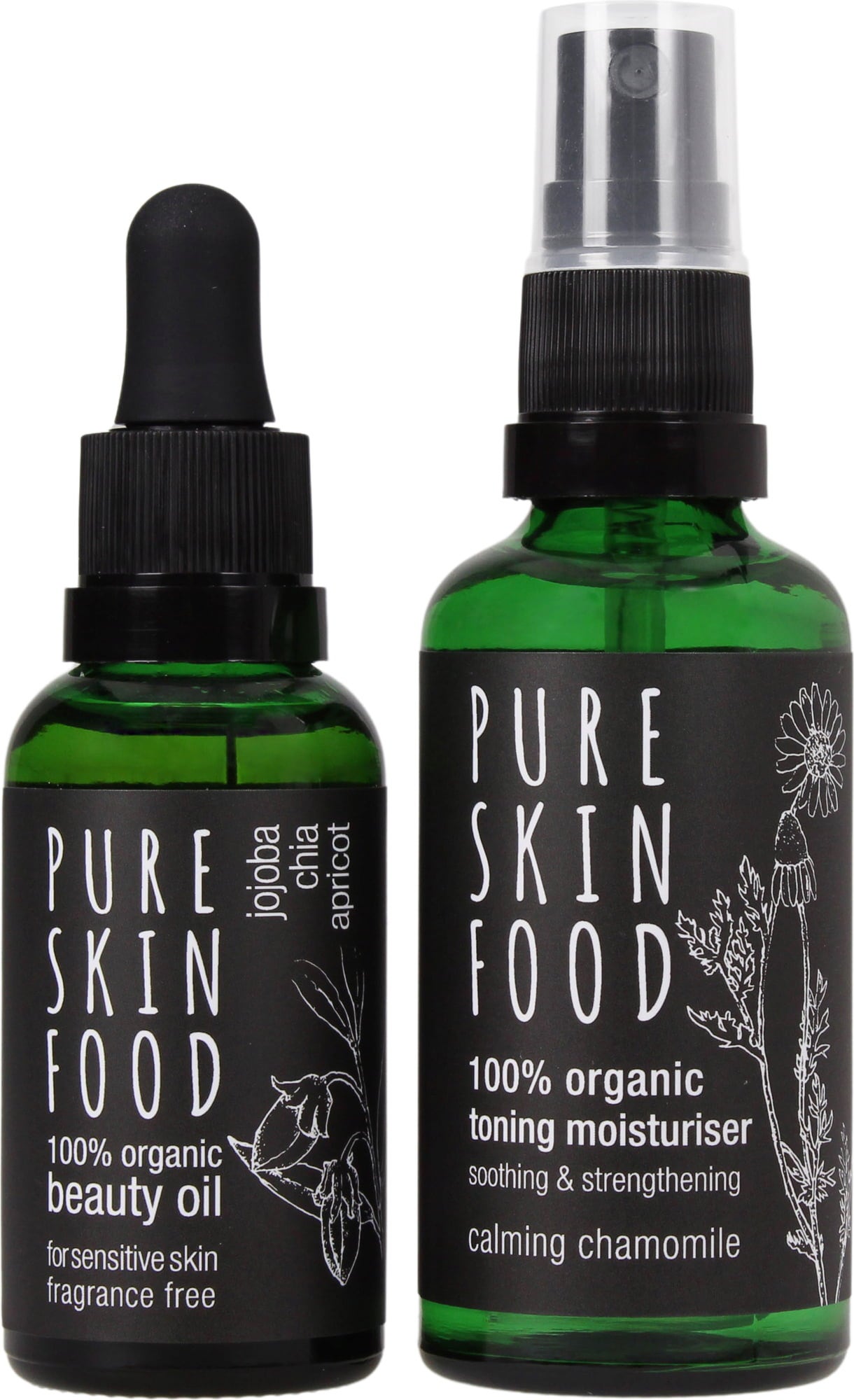 Pure Skin Food Bio bőrápoló szett érzékeny bőrre - 1 szett