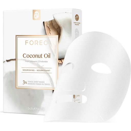 Farm To Face Collection Sheet Masks - Coconut Oil - 3 Pcs