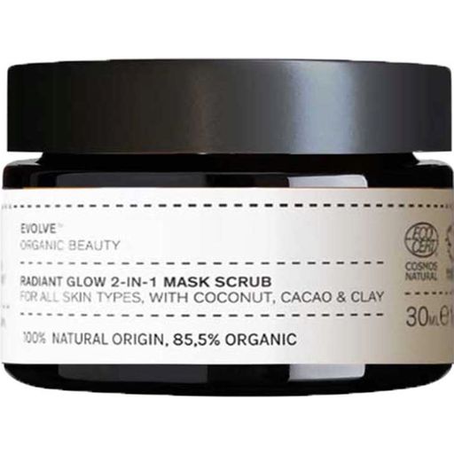 Evolve Organic Beauty Radiant Glow Two-in-One Mask - 30 ml