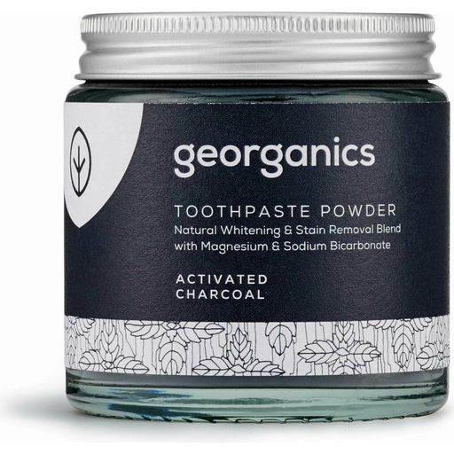 Georganics Активен въглен на прах за зъби Natural