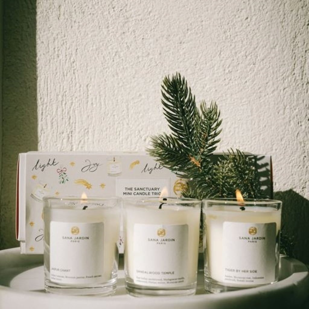 Sana Jardin The Sanctuary Mini Candle Trio