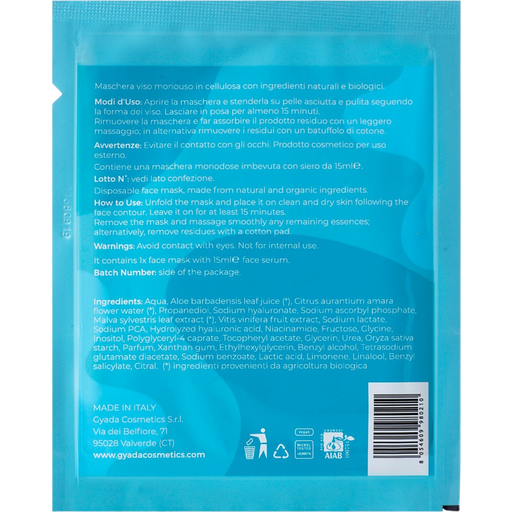 GYADA Maschera in Tessuto Idratante N.1 - 15 ml